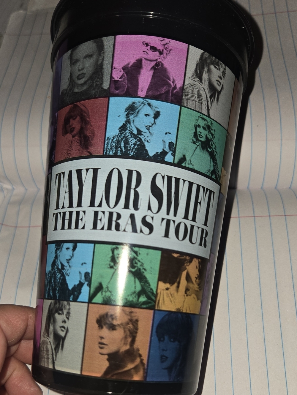Taylor Swift The Eras Tour Multicolor Photo Grid Acrylic Cup